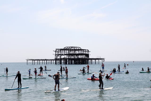 Surfers Against Sewage protest