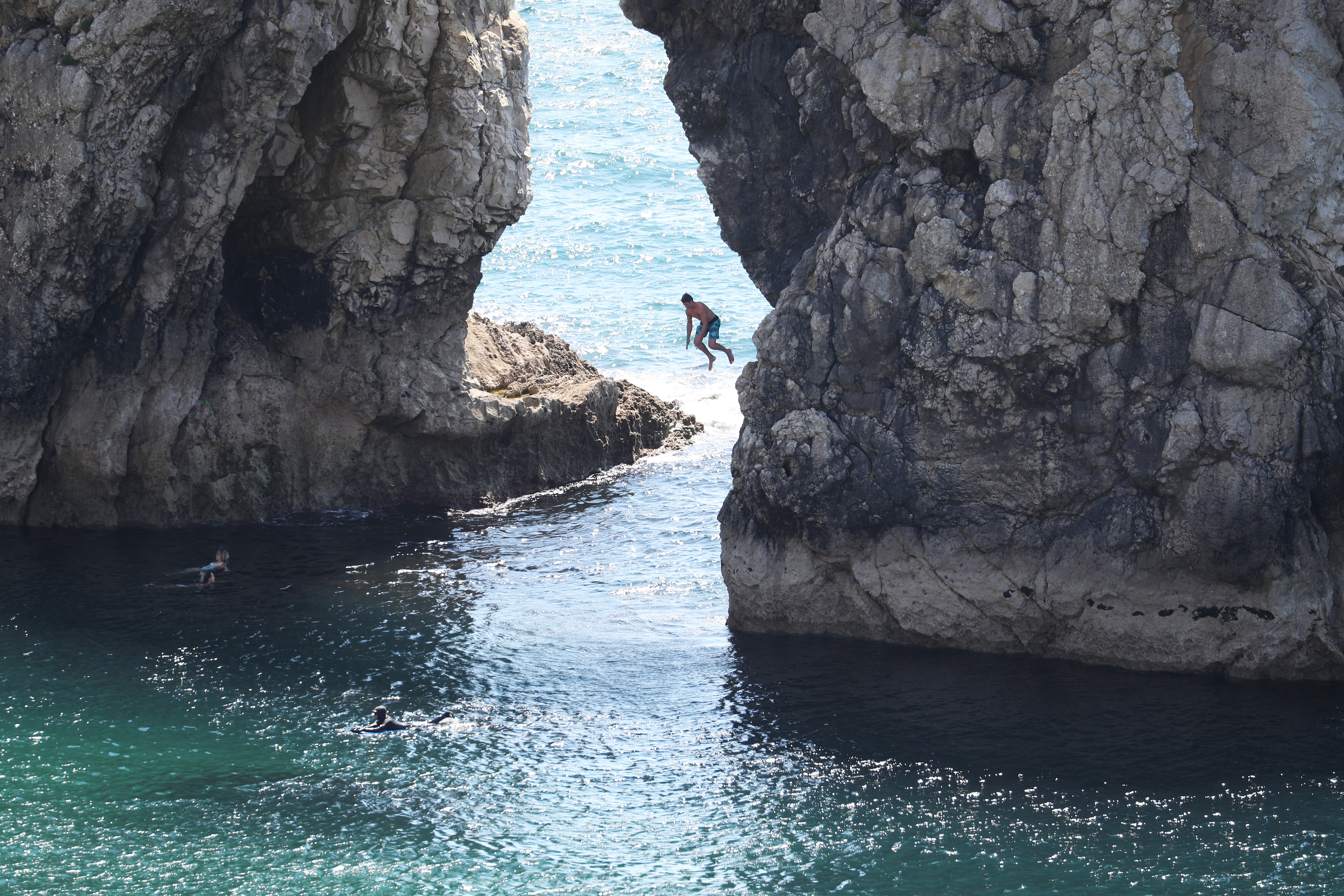 Durdle Door closed to public after three injured jumping into sea