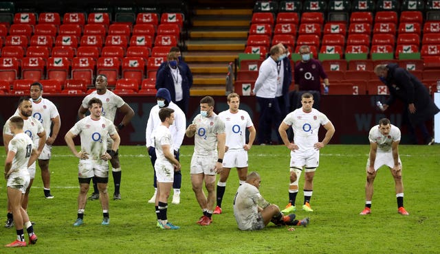 England's title defence effectively ended in Cardiff