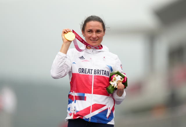 Sarah Storey celebrates gold in Tokyo