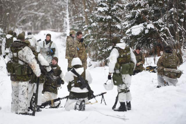 British troops in Estonia