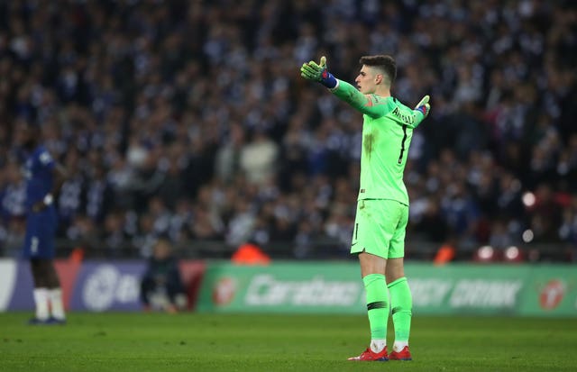 Kepa refused to be substituted at Wembley