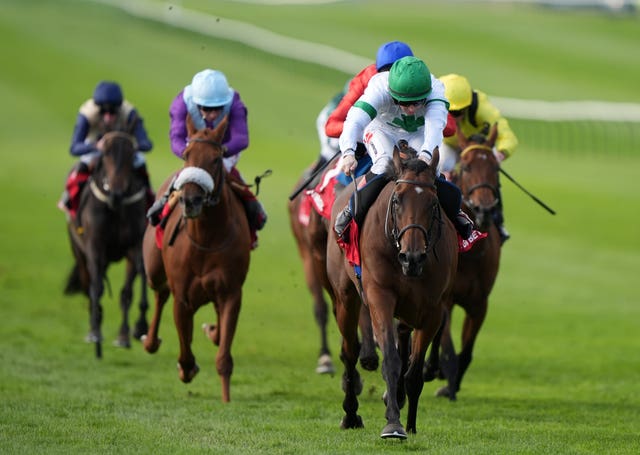 Tamfana was ridden by Colin Keane at Newmarket