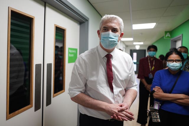 Steve Barclay visit to Kingston Hospital