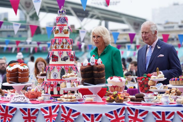 The Prince of Wales and Duchess of Cornwall attend the Big Jubilee lunch