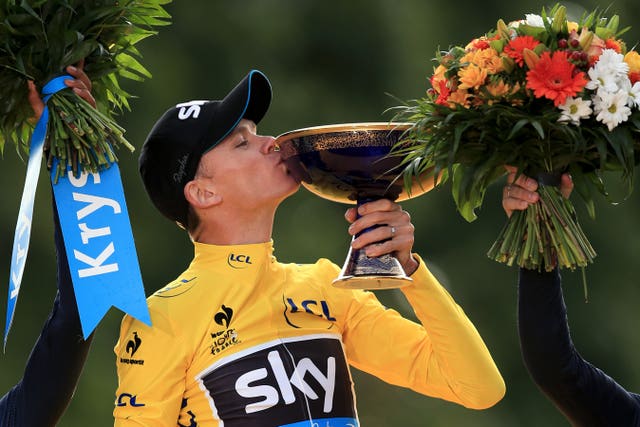 Froome has won four Tour de France title under Sir Dave Brailsford