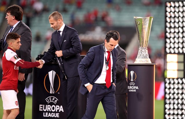 Unai Emery's Arsenal lost 4-1 to Chelsea in the 2019 Europa League final.