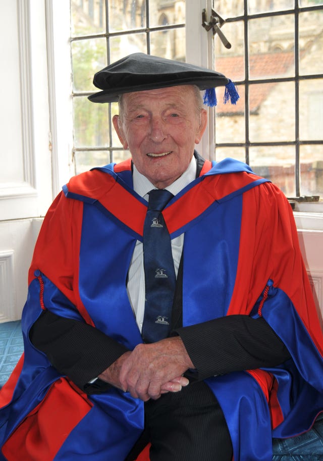 George Johnson honoured by University of Lincoln