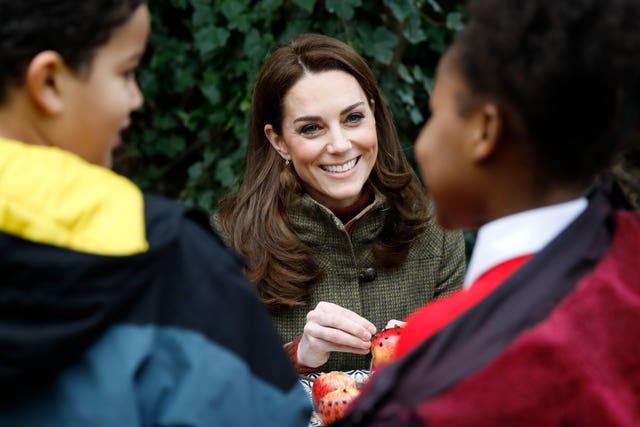 Duchess of Cambridge visits King Henry’s Walk Garden