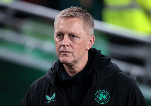 Republic of Ireland head coach Heimir Hallgrimsson pictured at the World Cup qualifier against Portugal