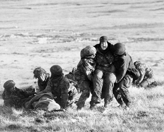 British paratroopers/Falklands campaign