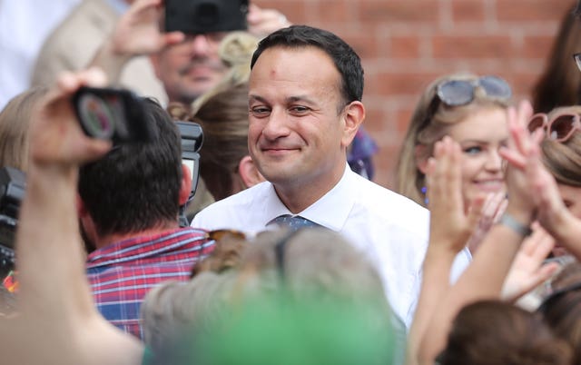 Leo Varadkar hailed the result as Ireland overwhelmingly voted to repeal the Eighth Amendment (Niall Carson/PA)