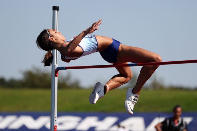 Johnson-Thompson got her campaign off to a flying start with her third then-personal best over the 60 metres hurdles in less than three weeks, before setting a then-new championship record to win her second event, the high jump