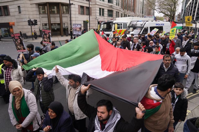 An Al Quds Day rally in London in 2024