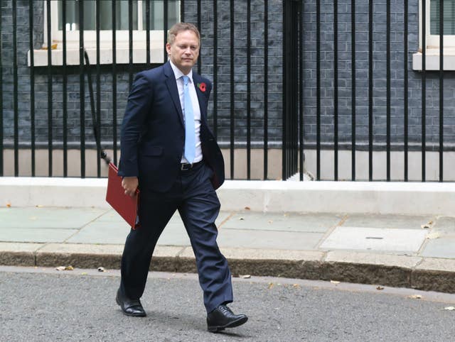 Grant Shapps in Downing Street