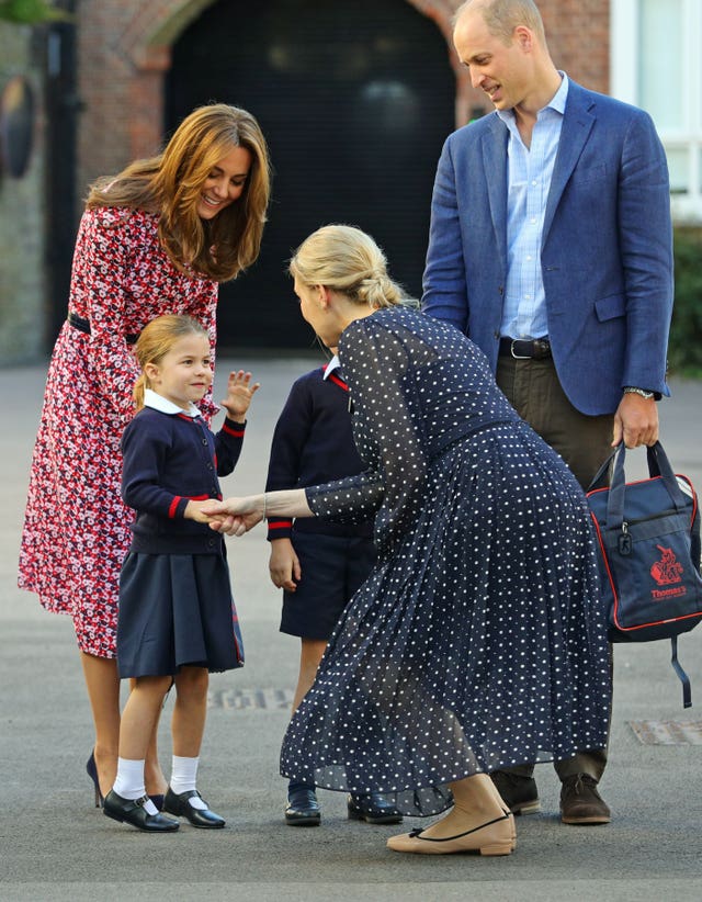 Charlotte starting school