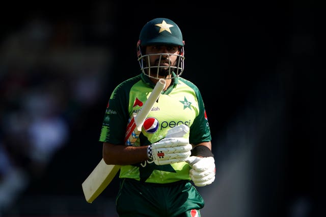 Babar Azam has made just 39 runs in five innings at the T20 World Cup (Zac Goodwin/PA)