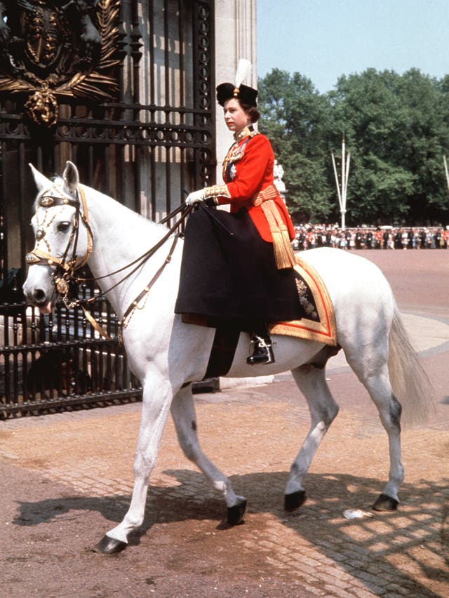 The Queen at Trooping the Colour