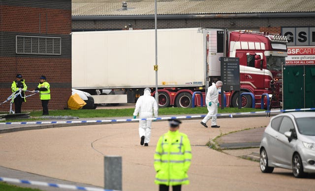 Bodies found in lorry container