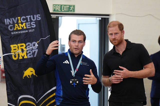 The Duke of Sussex visiting Ninestiles School in Birmingham, to launch INSPIRE: Invictus Games Birmingham 2027 education programme