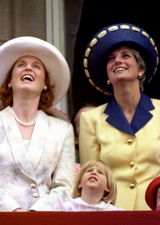 DUCHESS OF YORK, PRINCESS OF WALES AND BEATRICE