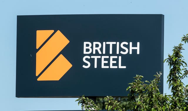 British Steel sign
