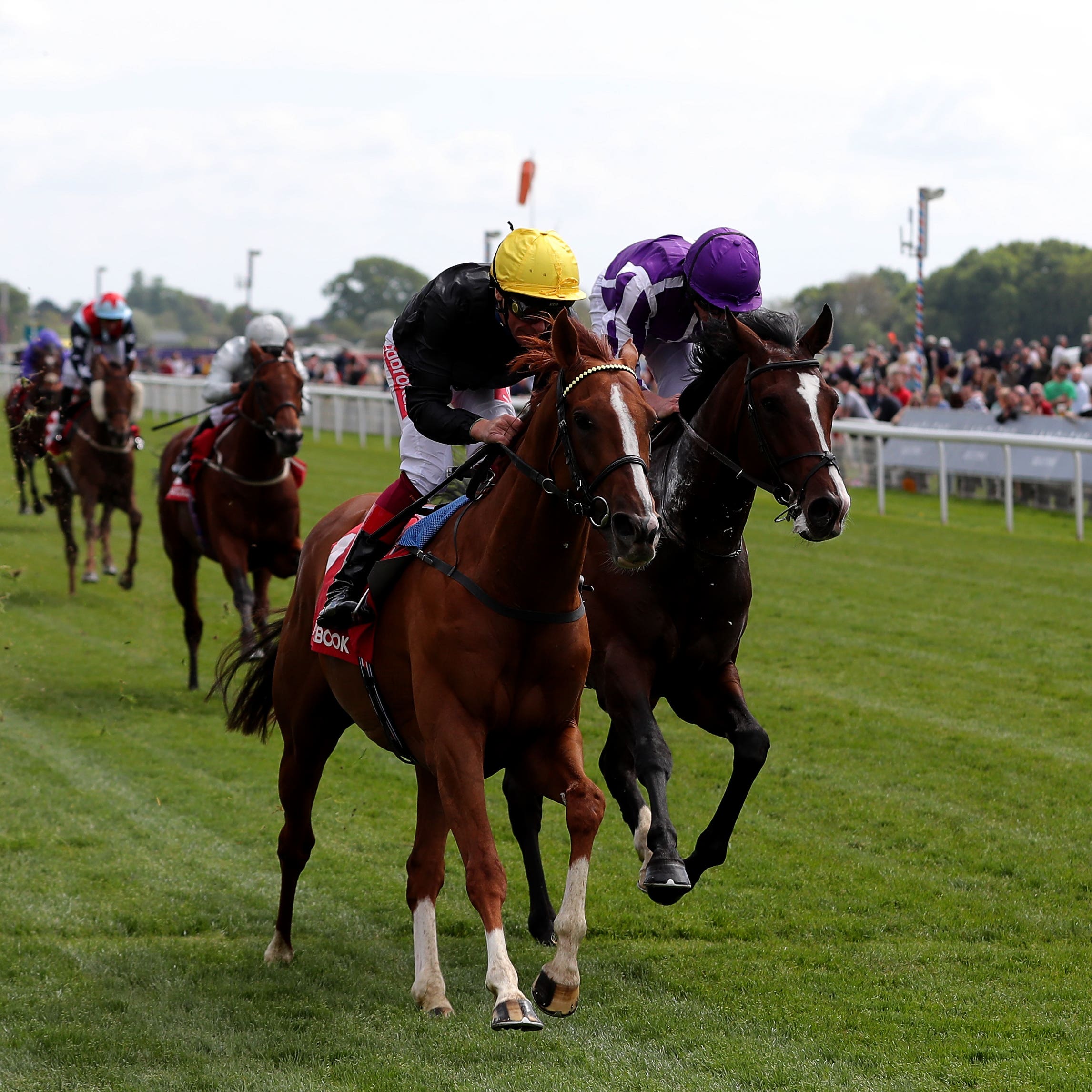 Stradivarius and Frankie Dettori landed a repeat success in the Yorkshire Cup