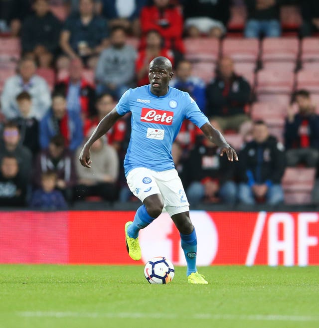 Napoli’s Kalidou Koulibaly has been subject of interest from a number of European clubs