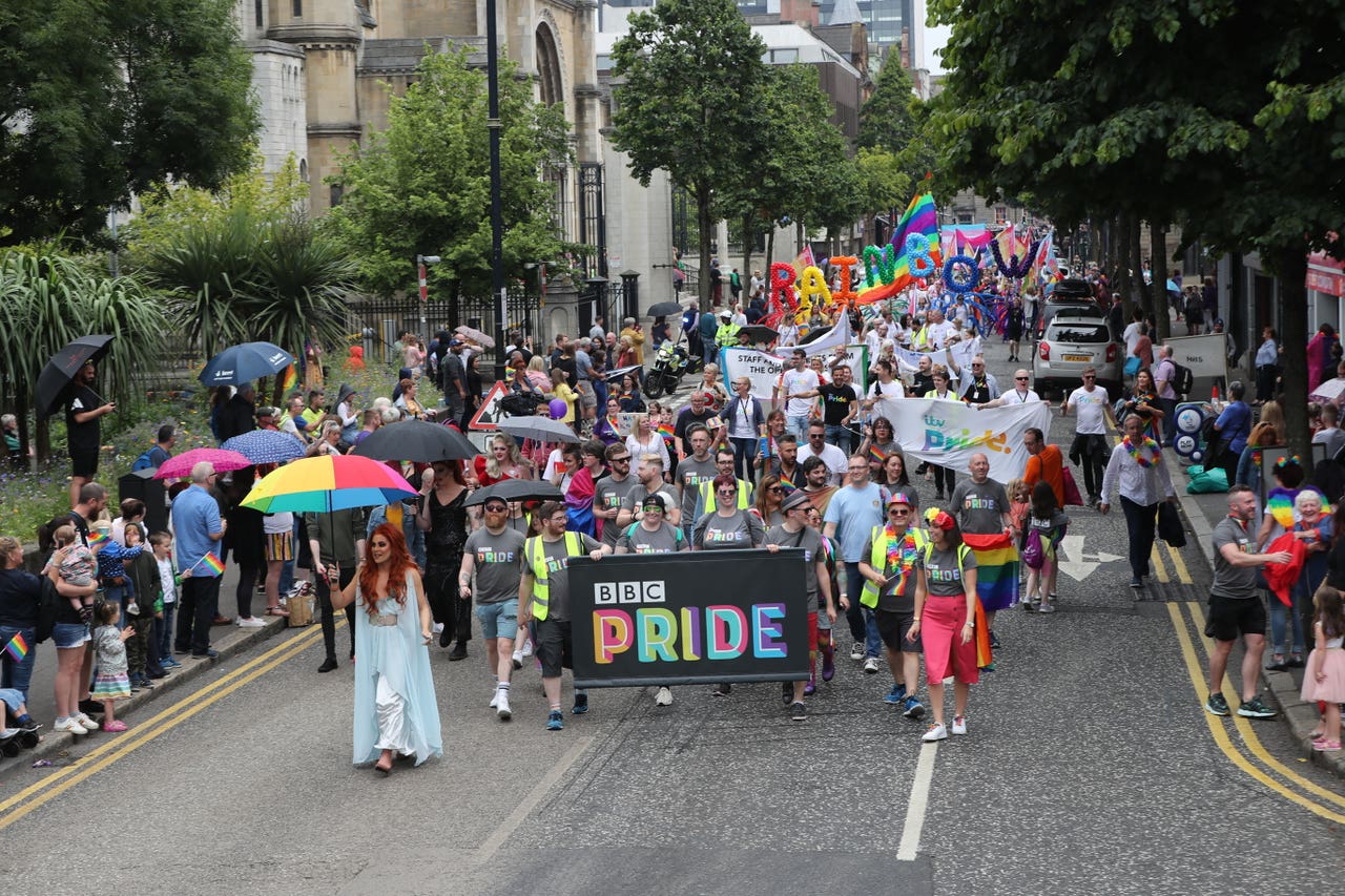 In Pictures Thousands turn out for Belfast Pride parade BT