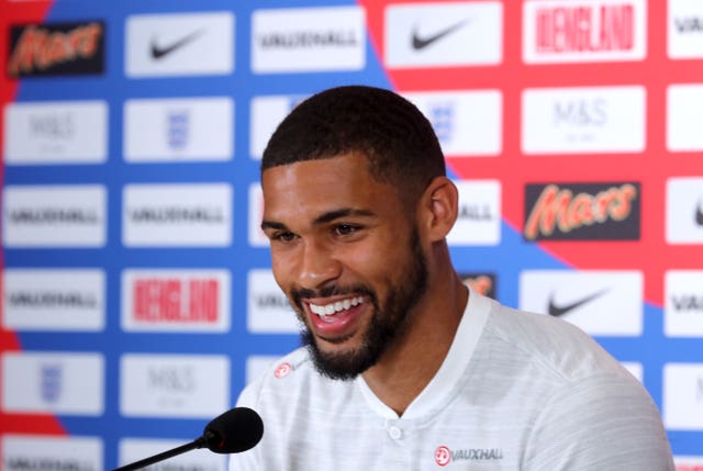 Ruben Loftus-Cheek talks to the media in Repino