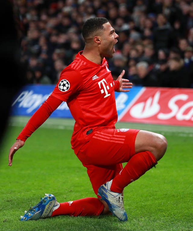 Serge Gnabry scored twice in Bayern Munich's win over Chelsea