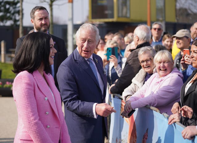 Charles meets the public