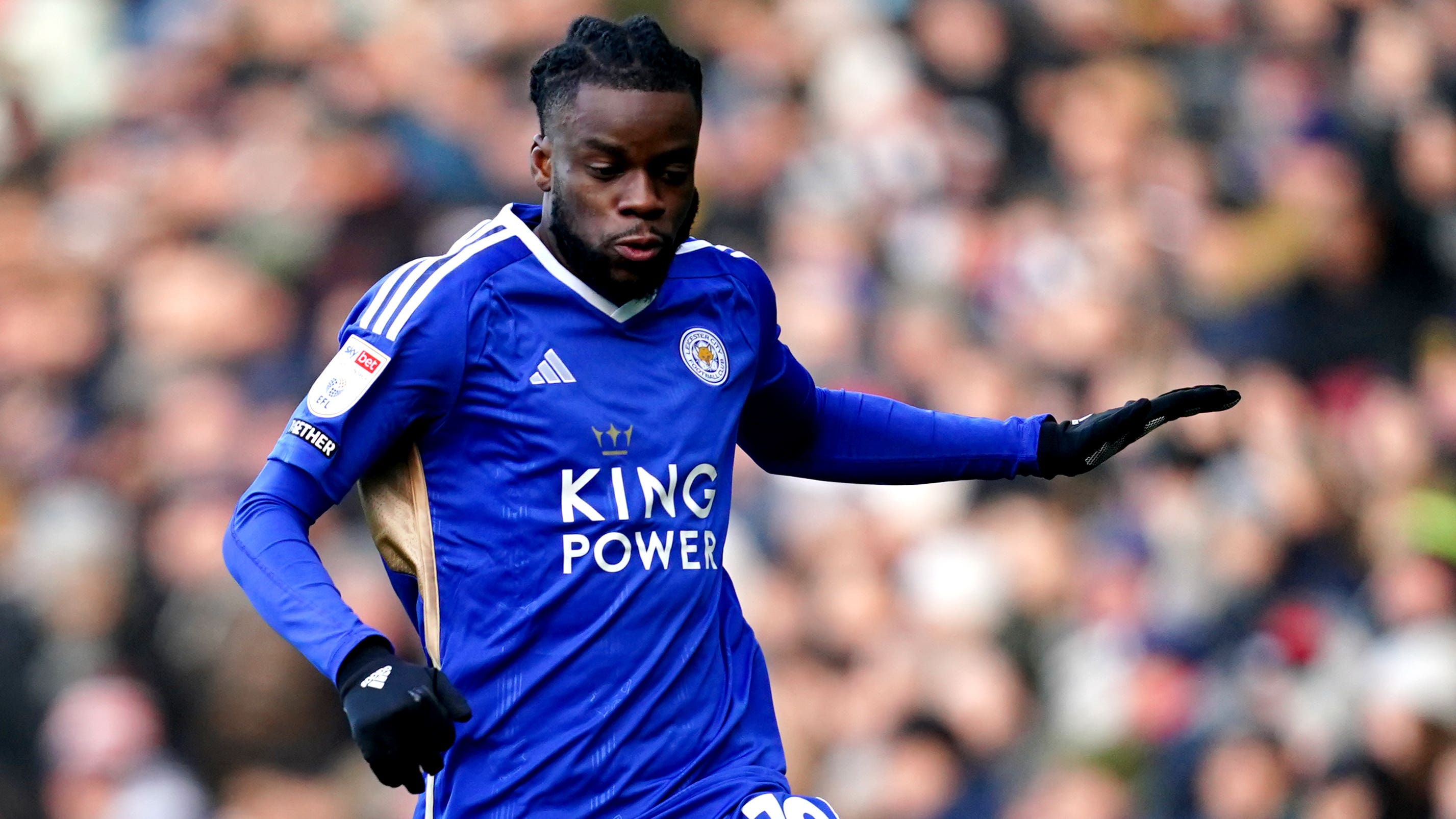 Stephy Mavididi scored twice for Leicester