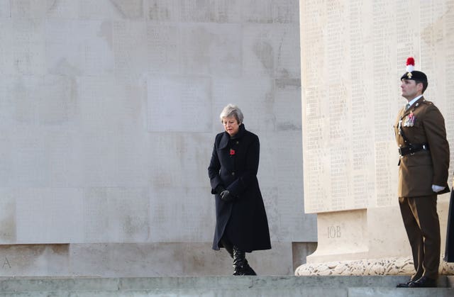 Theresa May in France