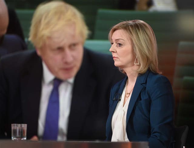 Foreign Secretary Liz Truss appearing on the BBC One current affairs programme, Sunday Morning
