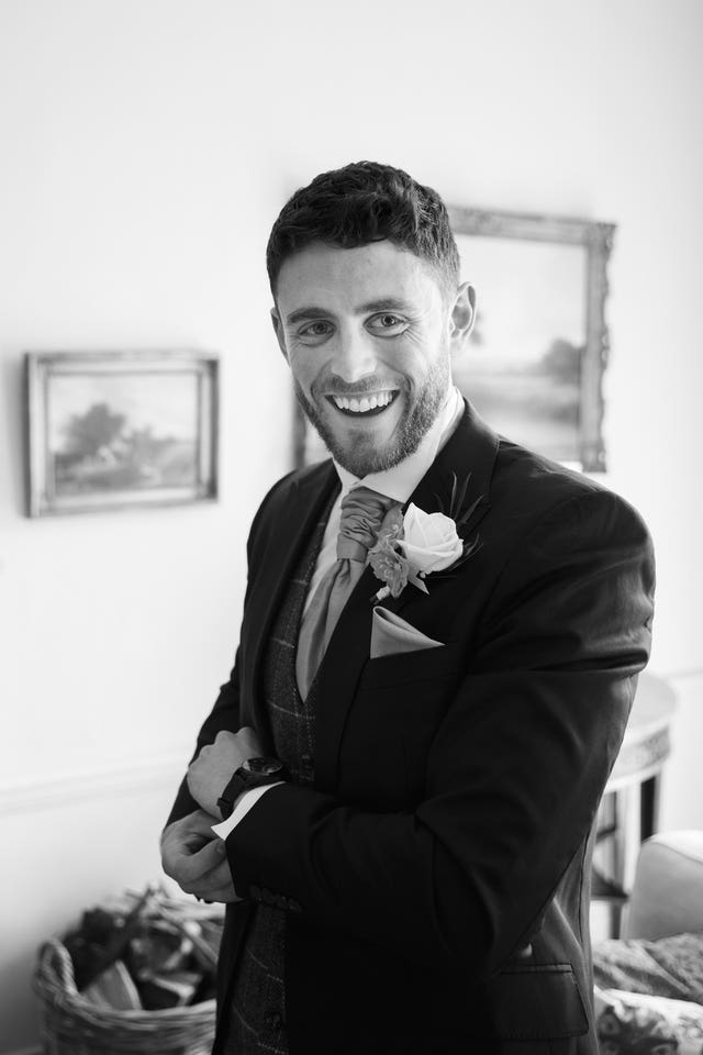 Pc Andrew Harper on his wedding day