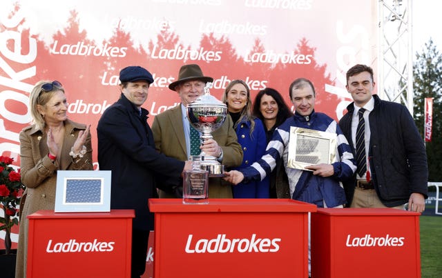 The Katate Dori team with their Kempton trophy 