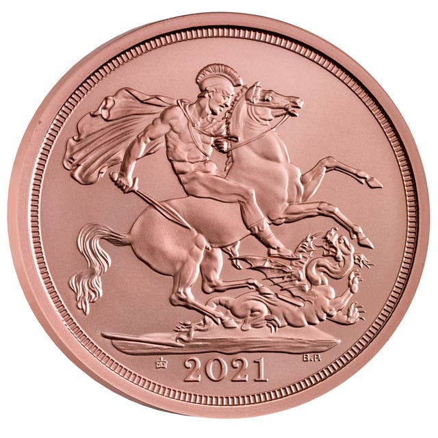 One of a new range of commemorative coins celebrating the Queen’s 95th birthday on April 21 