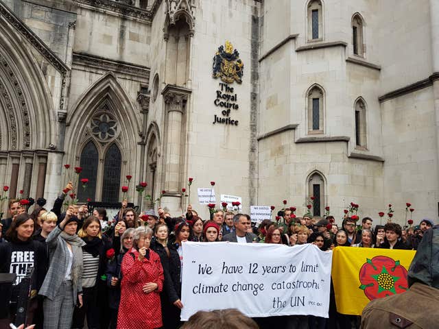 Fracking protest court case