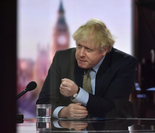 Boris Johnson on The Andrew Marr Show 