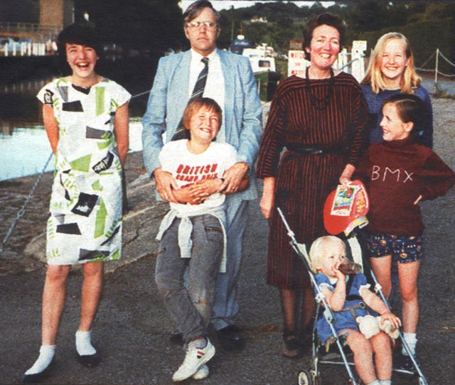 Louise Kerton and family 