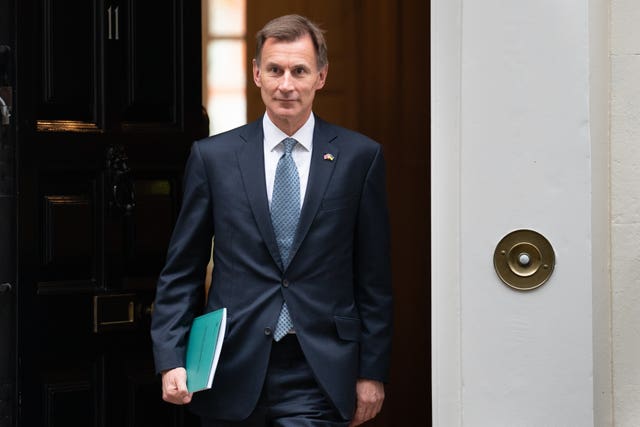 Chancellor Jeremy Hunt