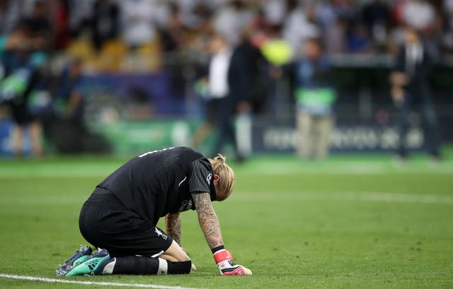 Karius was inconsolable after the final whistle