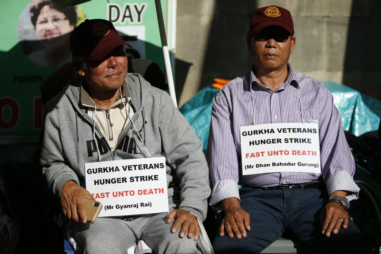 Minister unsure who from Government has met Gurkhas on hunger strike