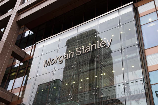 General view of Morgan Stanley’s UK headquarters, in Canary Wharf