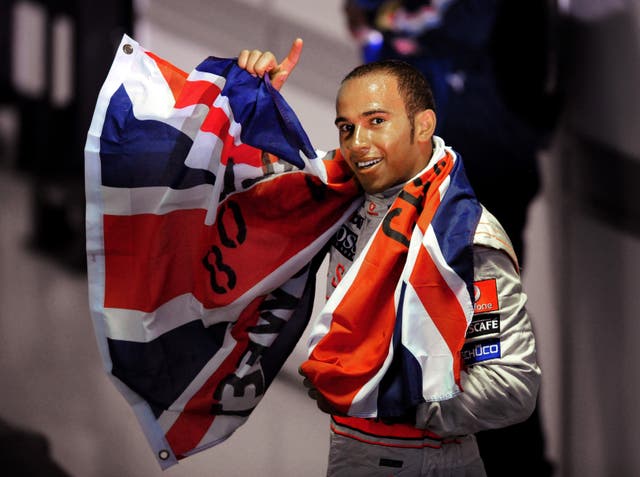 British driver Lewis Hamilton secured the first of his seven world titles in dramatic fashion
