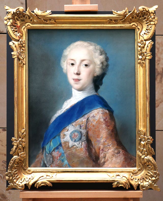 Rediscovered portrait of Bonnie Prince Charlie