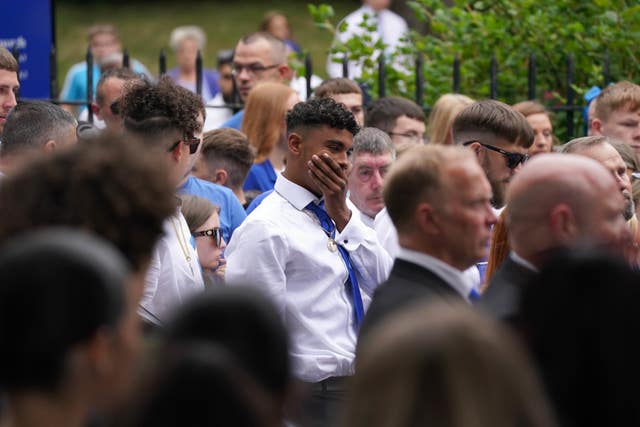 Kyrees Sullivan and Harvey Evans funeral