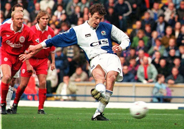 Chris Sutton weighed in with 15 goals as he helped Blackburn win the 1994/95 Premier League title.