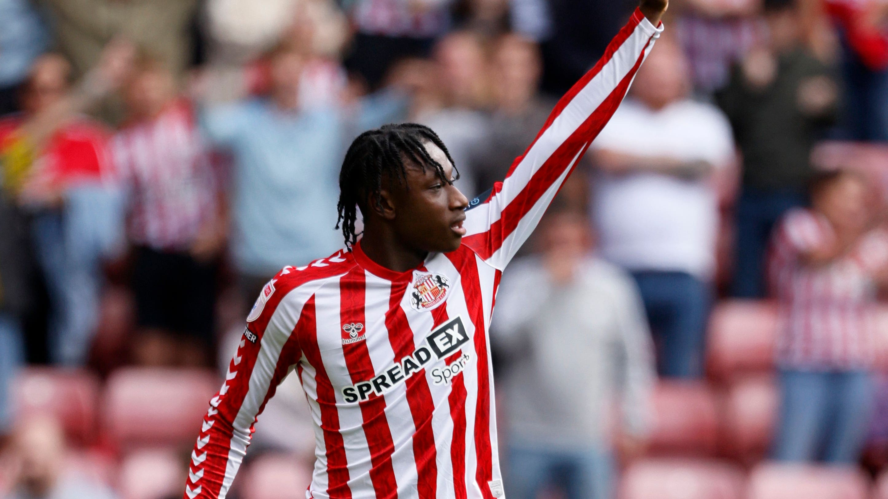 Romaine Mundle was on target (Richard Sellers/PA)